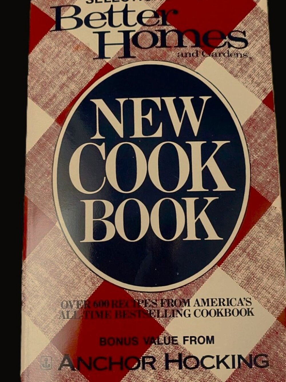 Vintage Better Homes and Gardens Paperback cookbook